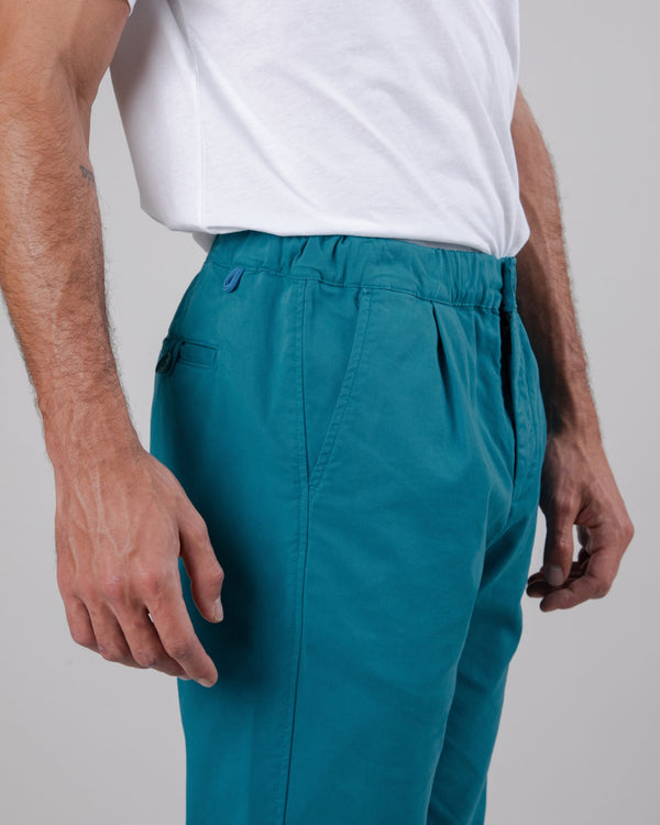 Brava Fabrics Pantalón Comfort Chino Azul