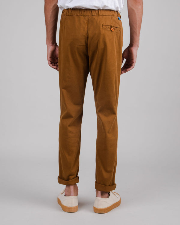 Brava Fabrics Pantalón Comfort Chino Marrón