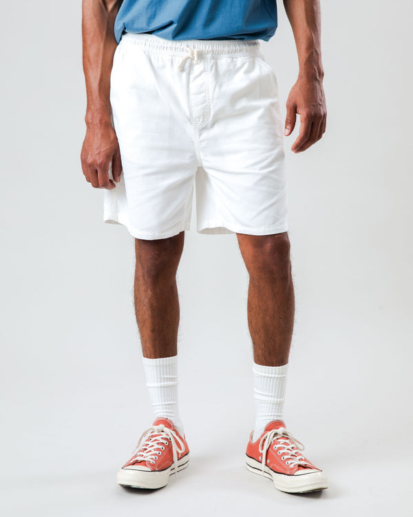 Brava fabrics Pantalón Corto Micro Pana Ecru