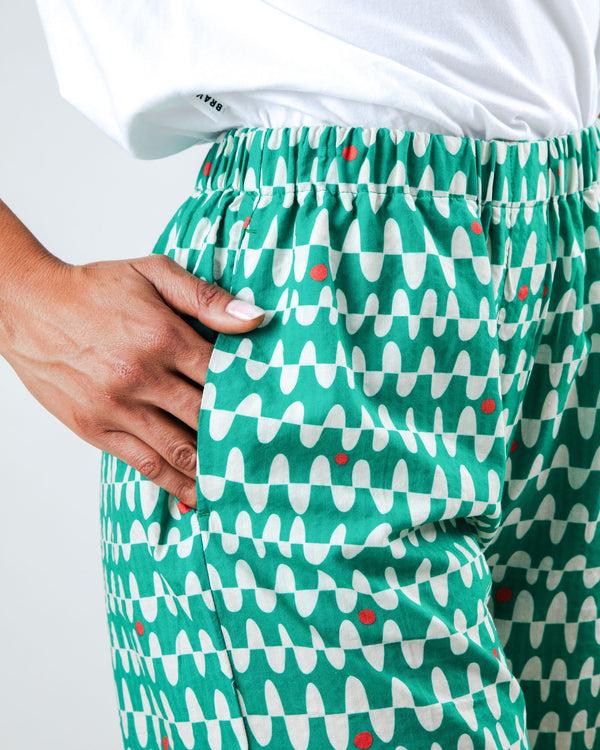 Brava Fabrics Pantalón Corto Sunset Verde