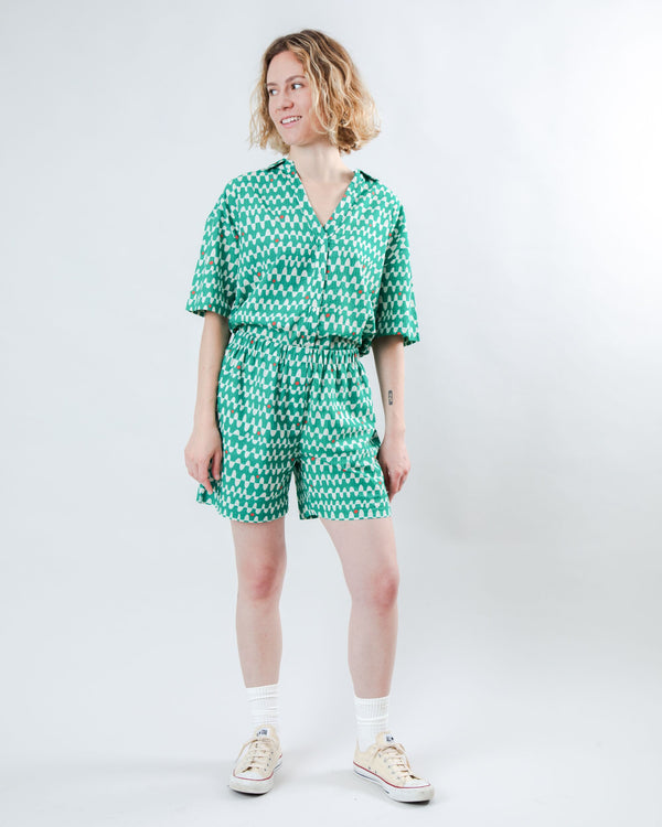 Brava Fabrics Pantalón Corto Sunset Verde