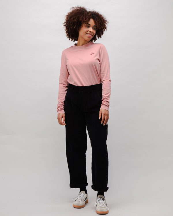 Brava Fabrics Pantalón De Pana Con Pinzas Black