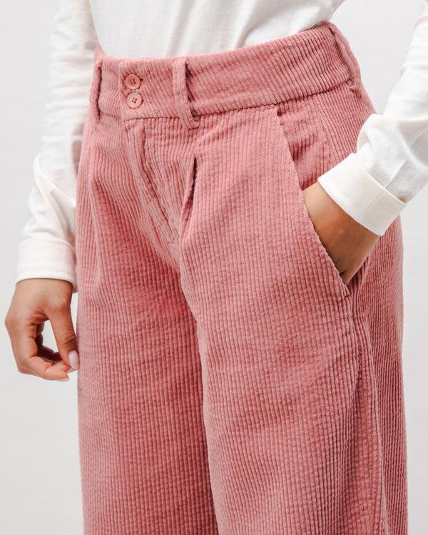 Brava Fabrics Pantalón De Pana Con Pinzas Rose