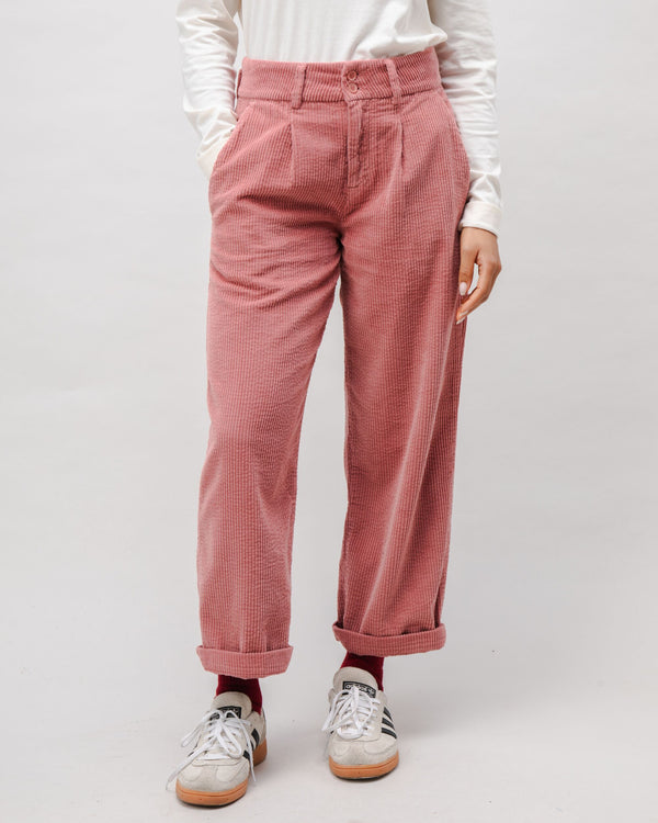 Brava fabrics Pantalón de Pana con Pinzas Rose