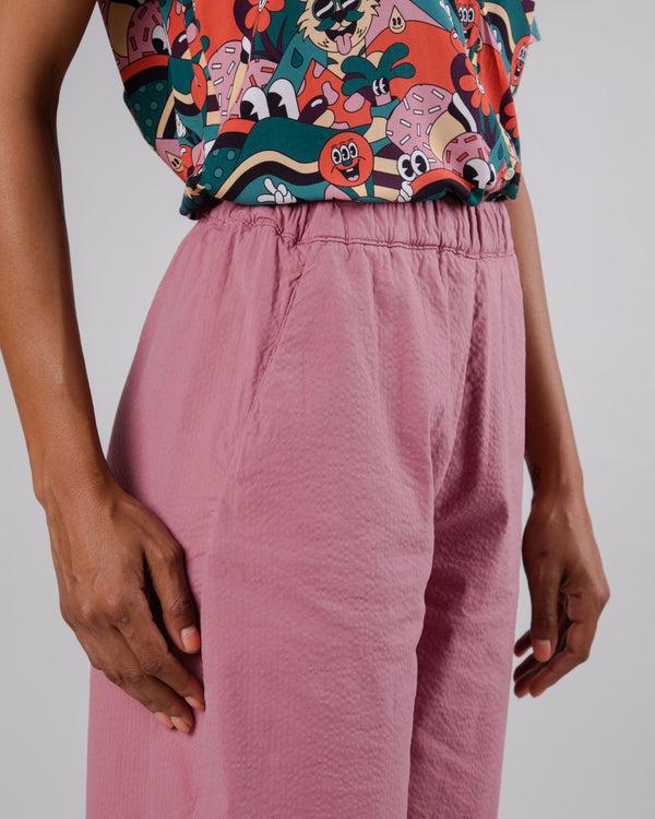 Brava Fabrics Pantalón Oversize Picnic Rosa