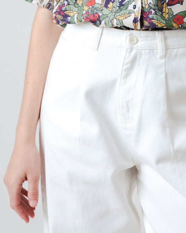 Brava Fabrics Pantalón Pegged Ecru