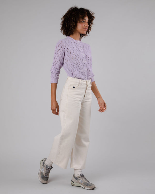 Brava Fabrics Pantalón Sarga 5 Pocket Ecru