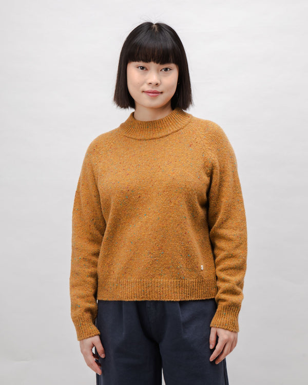 Brava Fabrics Perkins Raglan Wool Sweater Ochre