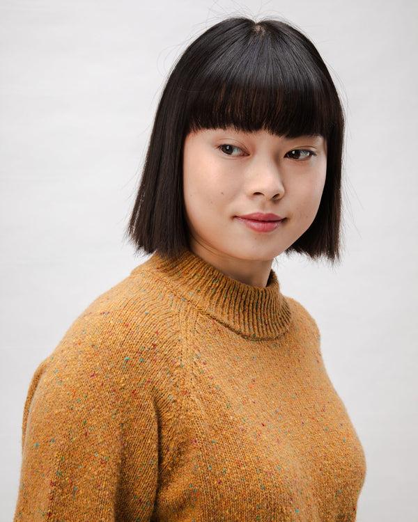 Brava fabrics Perkins Raglan Wool Sweater Ochre