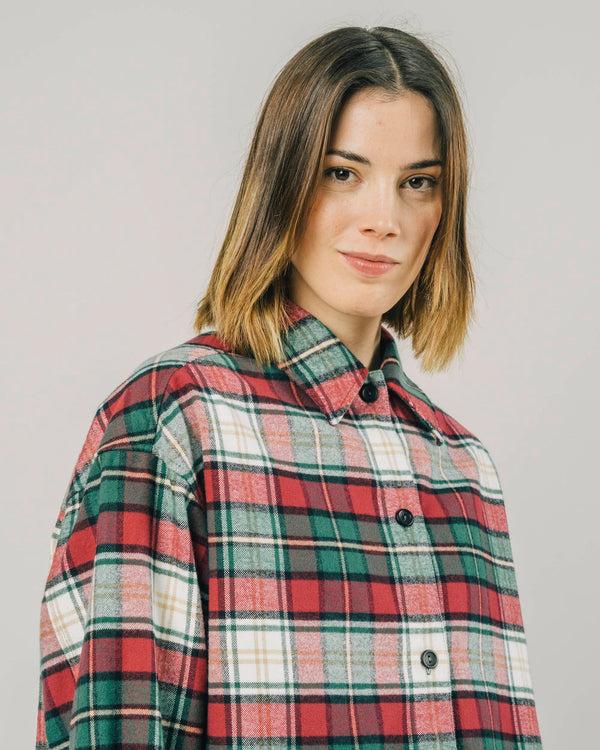 Brava Fabrics Sobrecamisa Oversized Check Spice