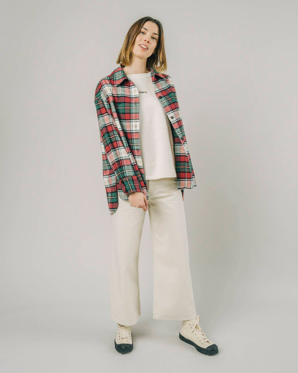 Brava Fabrics Sobrecamisa Oversized Check Spice