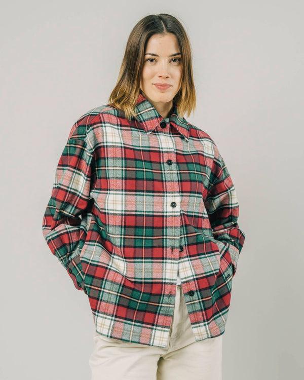 Brava fabrics Sobrecamisa Oversized Check Spice