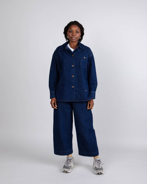 Brava Fabrics Sobrecamisa Oversized Indigo Denim