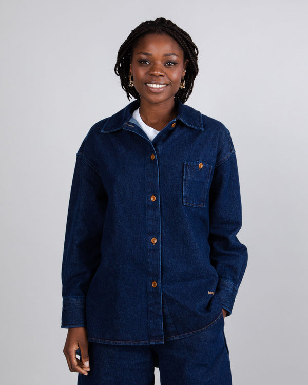 Brava fabrics Sobrecamisa Oversized Indigo Denim