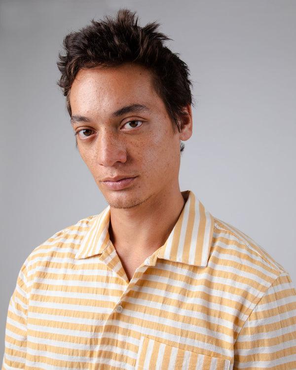 Brava Fabrics Sobrecamisa Rayas Arena