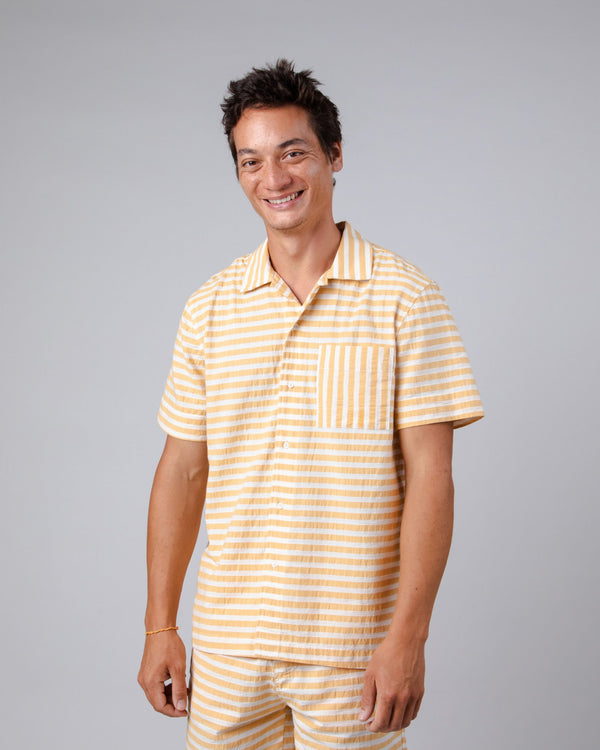 Brava fabrics Sobrecamisa Rayas Arena