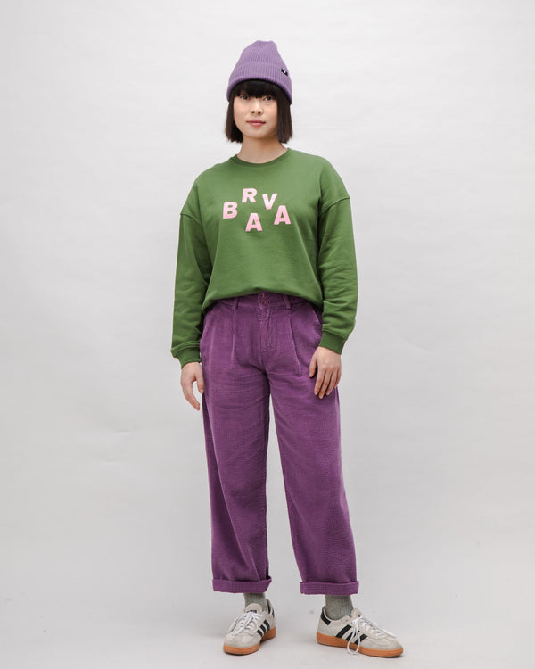 Brava Fabrics Sudadera Algodón Squared BRV Verde