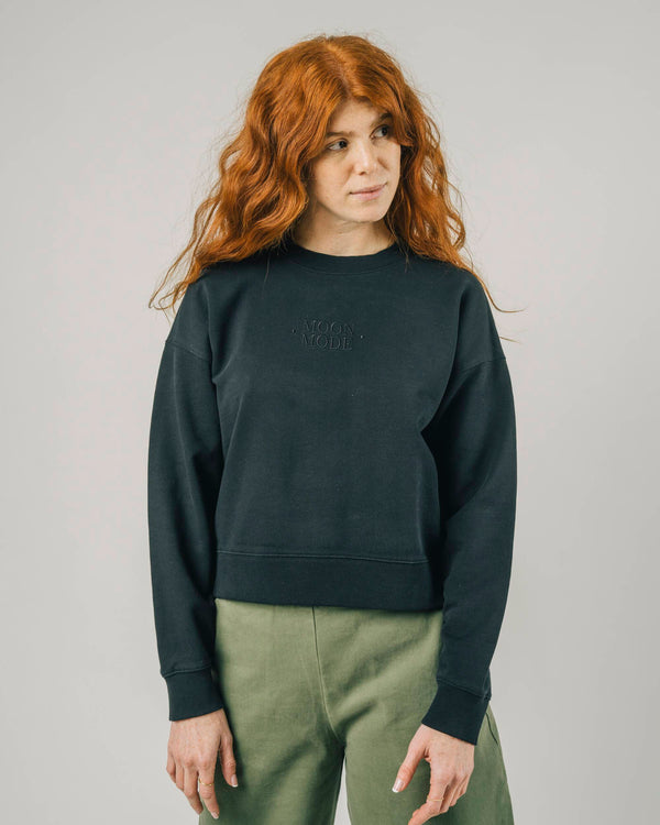 Brava fabrics Sudadera Corta Moon Mode Black