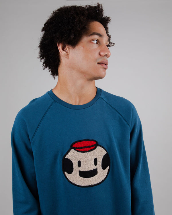 Brava fabrics Sudadera Dickie Logo Azul