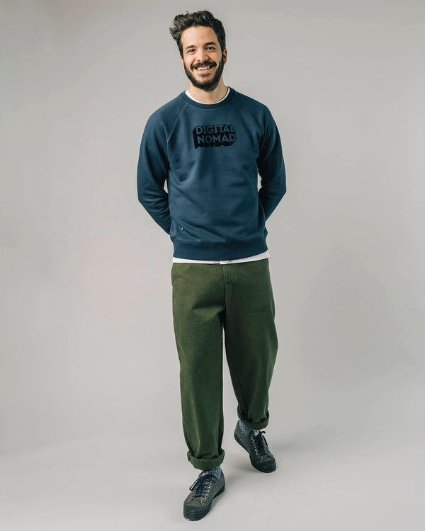 Brava Fabrics Sudadera Digital Nomad Indigo