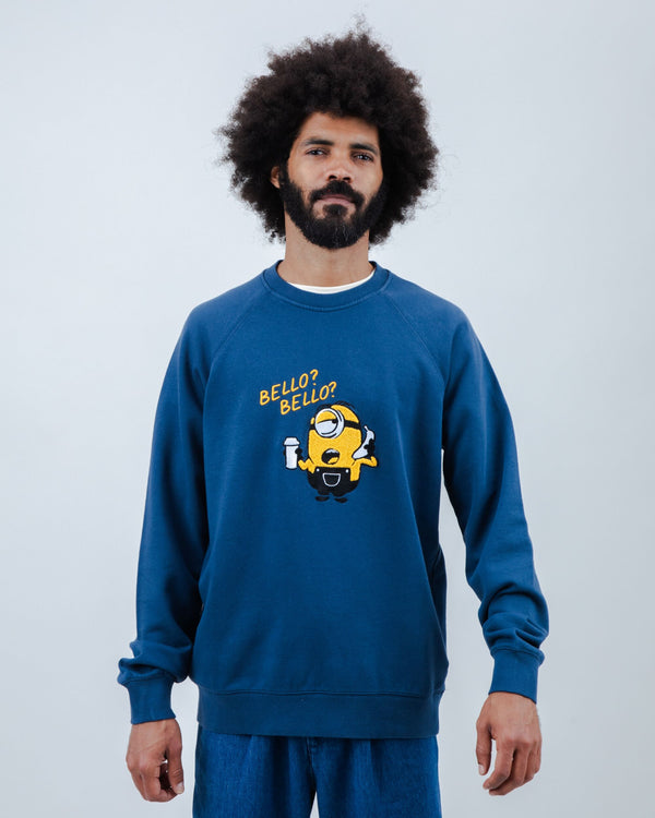 Brava Fabrics Sudadera Minions Bello Bello Azul