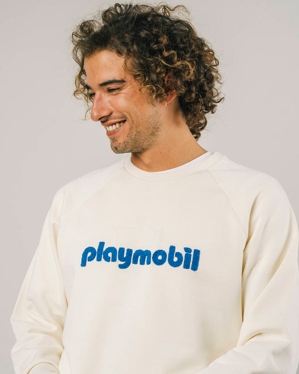 Brava Fabrics Sudadera Playmobil Logo Ecru