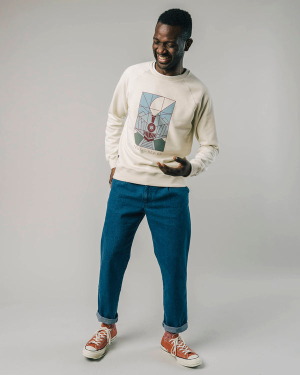 Brava Fabrics Sudadera Transsiberian Ecru