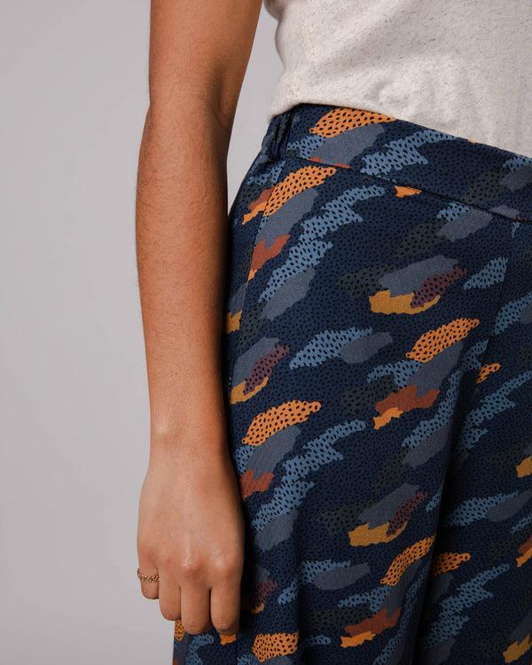 Brava Fabrics Ucon Pantalón Ancho Palma Navy