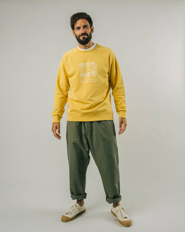 Brava Fabrics Ufo Catcher Sweatshirt Ochre