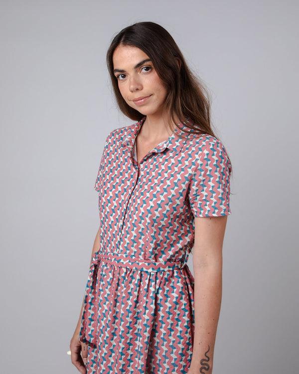 Brava Fabrics Vestido Corto Tiles Rosa