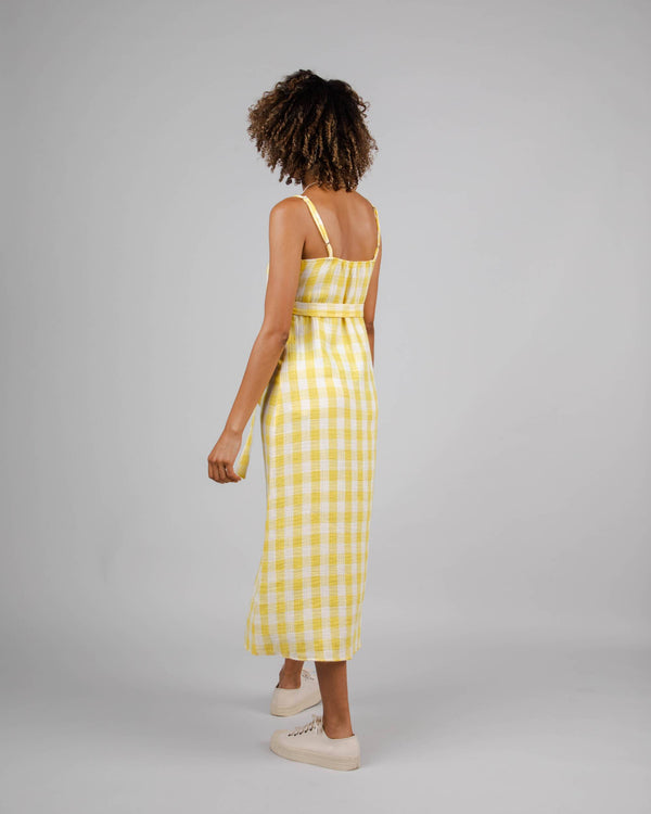 Brava Fabrics Vestido De Tirantes Lorena Lemon