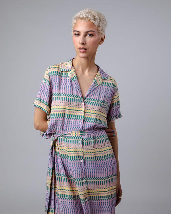 Brava Fabrics Vestido Largo Calella Rosa