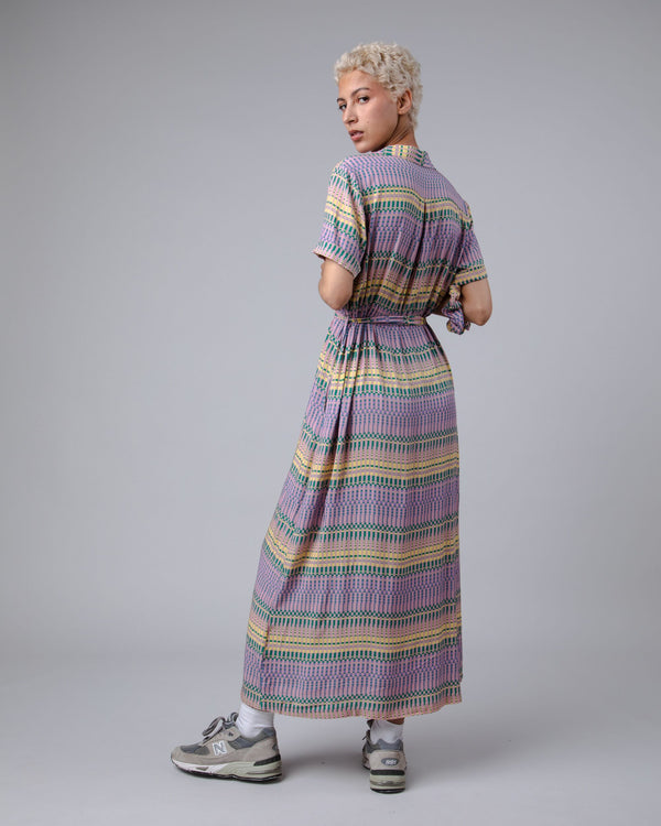 Brava Fabrics Vestido Largo Calella Rosa