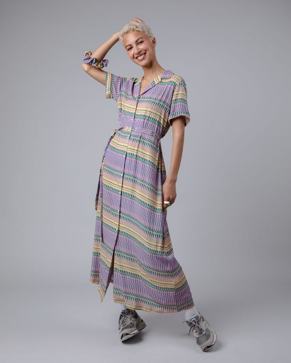 Brava fabrics Vestido Largo Calella Rosa