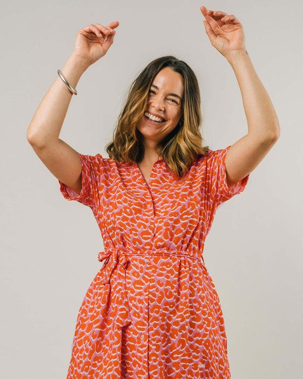 Brava Fabrics Vestido Largo Cocktail Pink