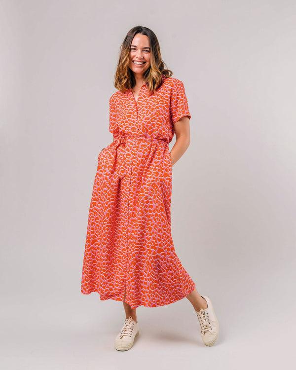 Brava fabrics Vestido Largo Cocktail Pink