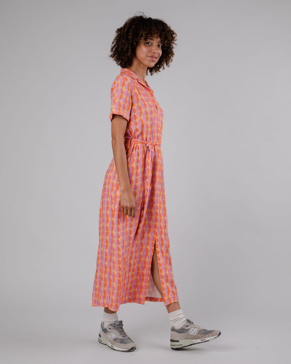 Brava Fabrics Vestido Largo Gummie Coral