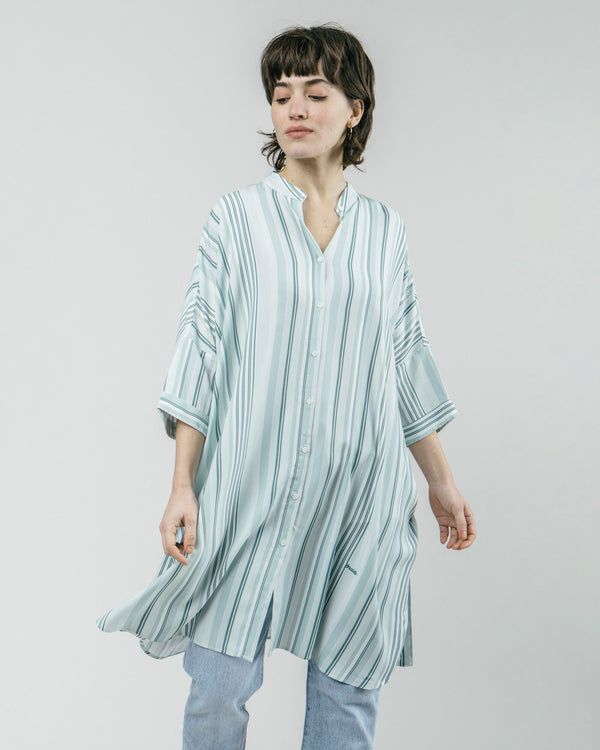 Brava fabrics Vestido Oversized Aqua Promenade