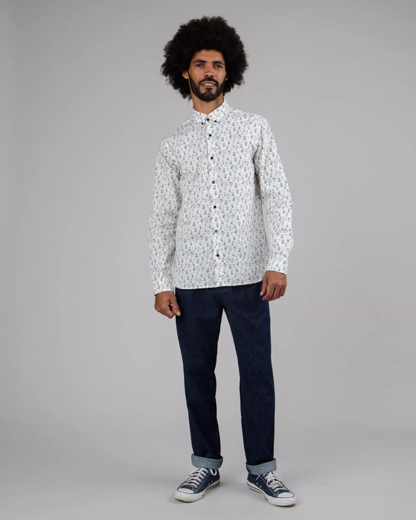 Brava Fabrics Camisa Algodón Peanuts Friends Forever Blanca