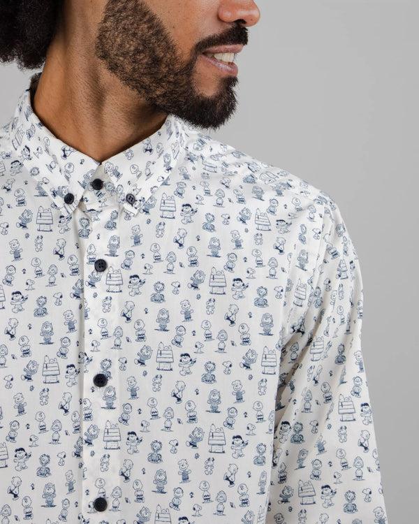 Brava fabrics Camisa Algodón Peanuts Friends Forever Blanca