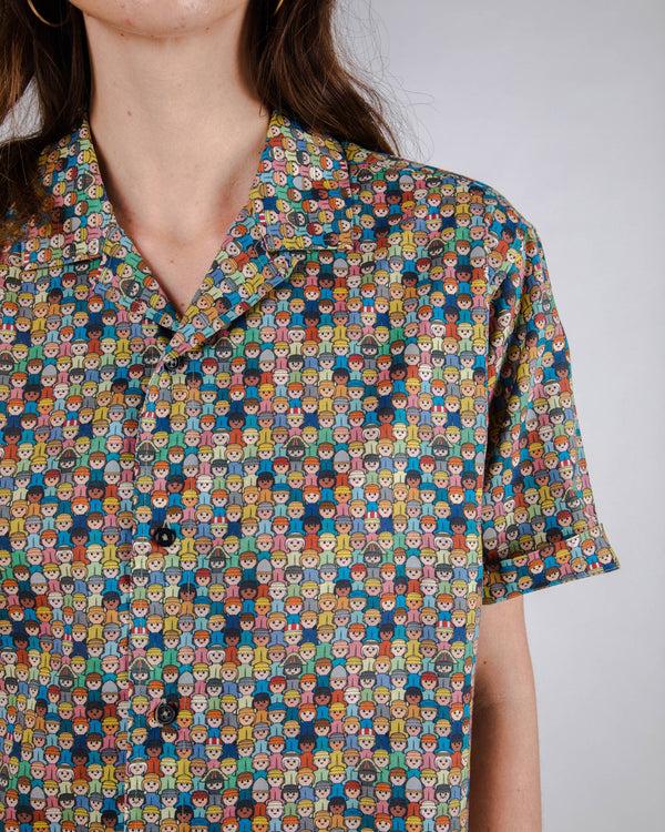 Brava Fabrics Camisa Aloha Algodón Playmobil World Multicolor