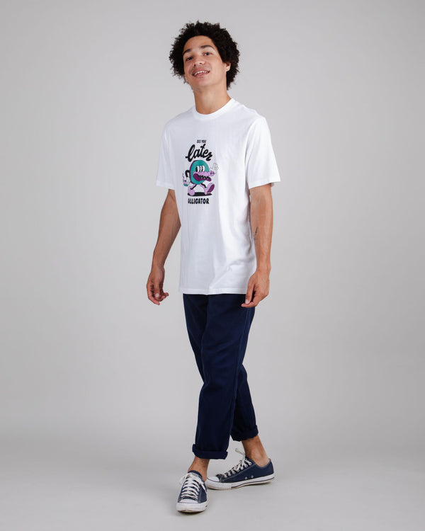 Brava Fabrics Camiseta Yeye Weller Alligator Blanca