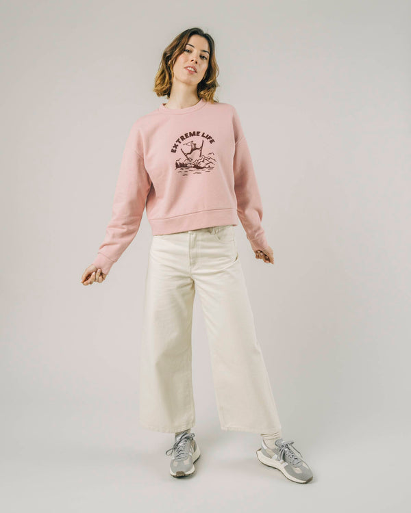 Brava Fabrics Extreme Life Cropped Sweatshirt Glassé