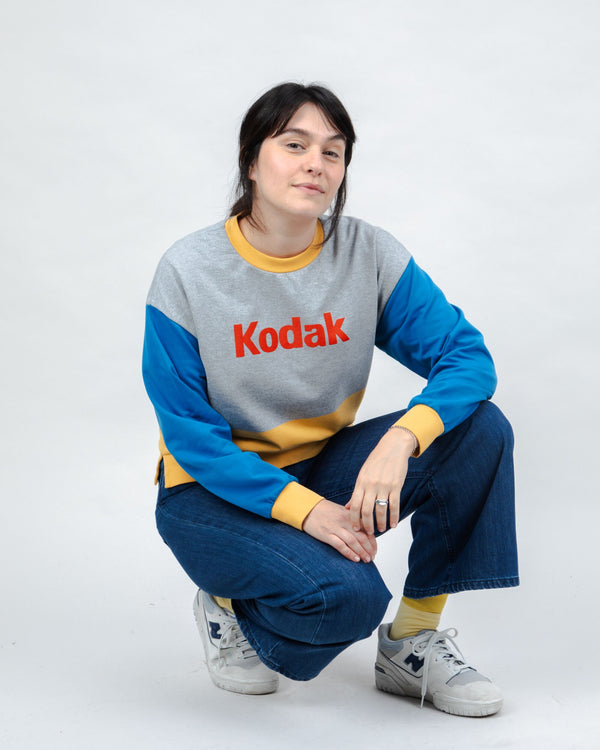 Brava Fabrics Kodak Block Rounded Sweatshirt Multicolor