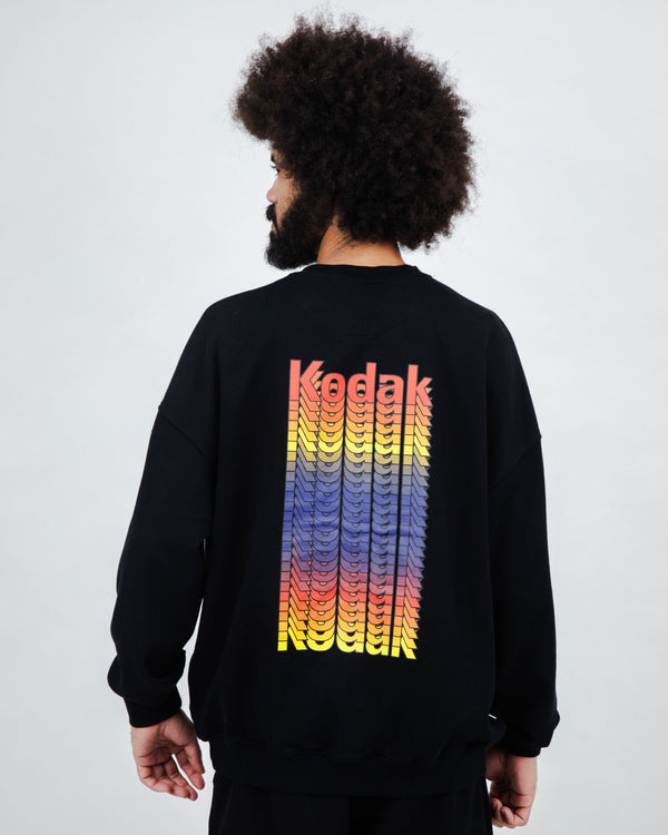 Brava fabrics Kodak Color Oversize Sweatshirt Black