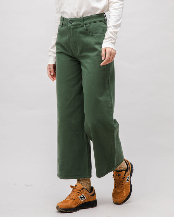 Brava Fabrics Pantalón 5 Pocket Algodón Sarga Green