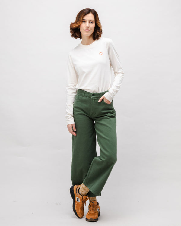 Brava Fabrics Pantalón 5 Pocket Algodón Sarga Green