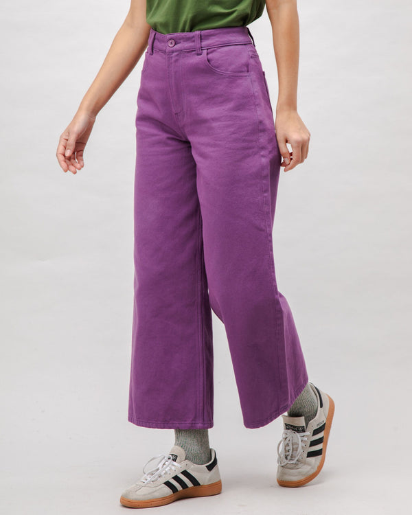 Brava Fabrics Pantalón 5 Pocket Algodón Sarga Orchid