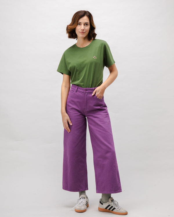 Brava Fabrics Pantalón 5 Pocket Algodón Sarga Orchid