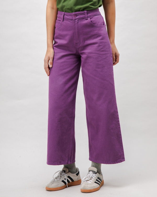 Brava fabrics Pantalón 5 Pocket Algodón Sarga Orchid